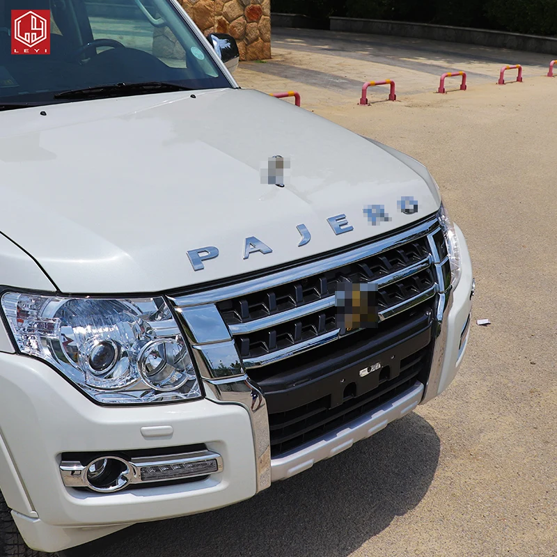 Car Cover Letter Mark Platinum Shine  modification Zinc alloy plating High quality Auto parts wholesale for Mitsubishi Pajero