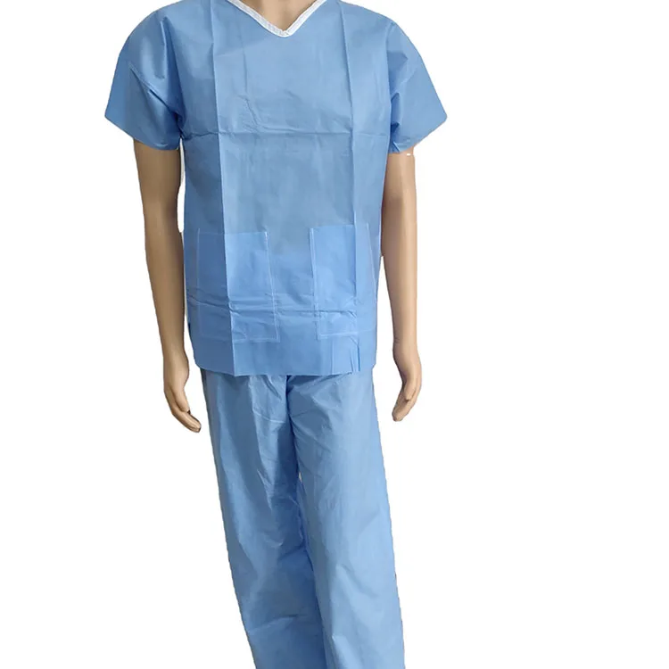China supplier wholesale cheap price polyester scrub suit custom logo scrub suit