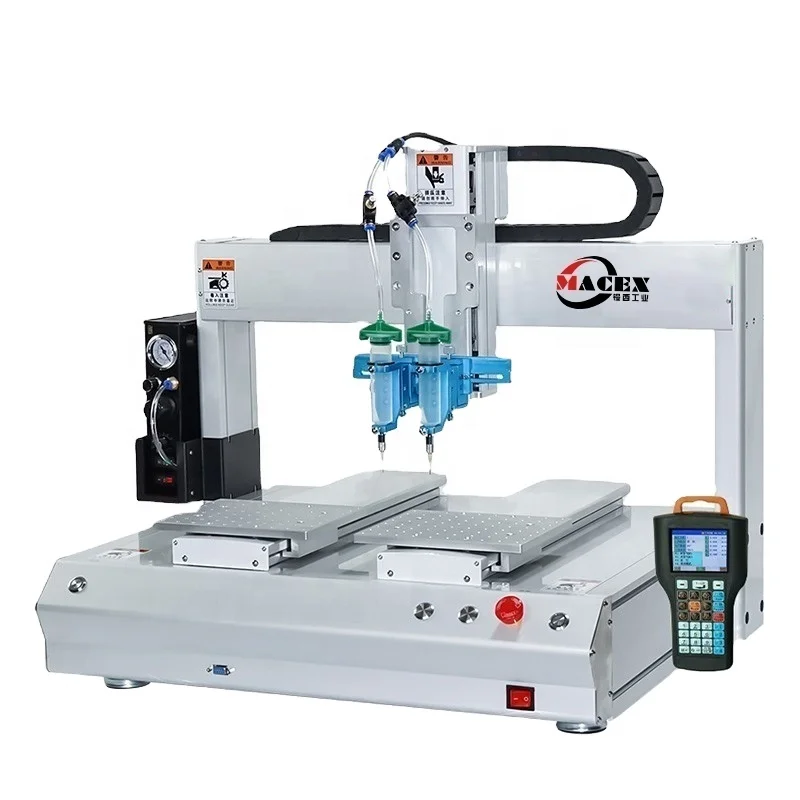 MACEX-Automatic glue dispensing machine-Double Head Silica Gel Dispenser for PCB,LCD