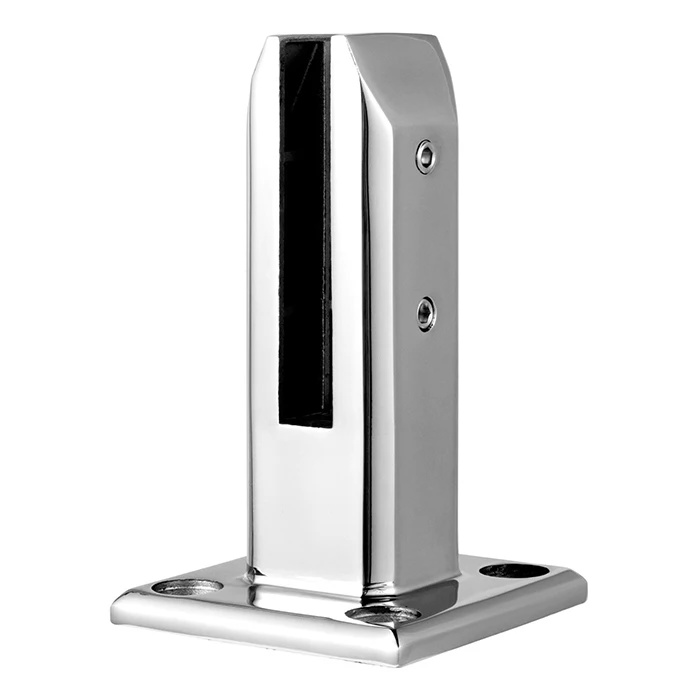 Balustrade Stair Raling Bracket Connector Mirror Satin Glass to Pipe Stainless Steel Material Clamp Glass Holder Clips