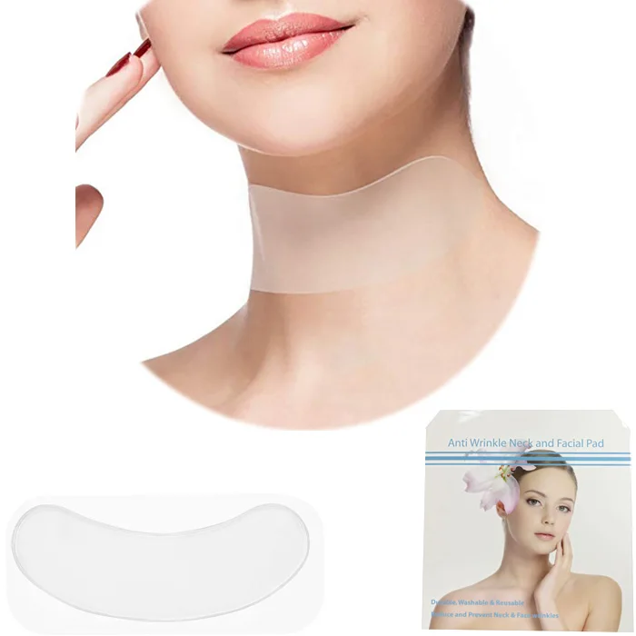 Hot Selling  Reusable Anti-wrinkle Silicone Neck Pad  Anti-aging Neck Wrinkle Remover