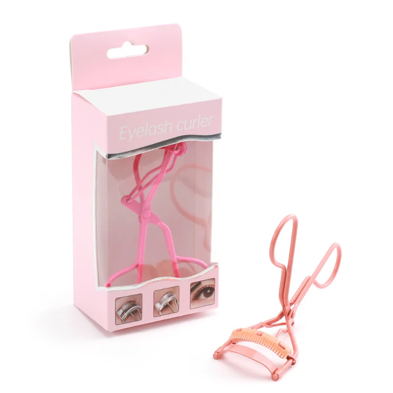 2024 New Colorful Coating Lash Curler Silicone Pad Private Label Makeup Tools  Eyelash Curler with Comb