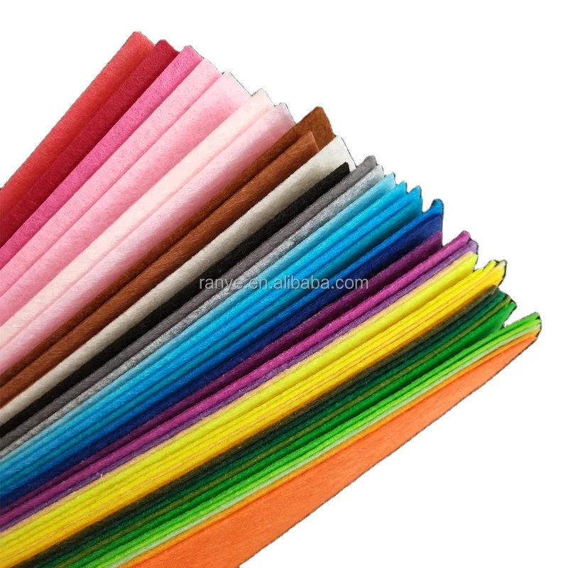 100% recycle polyester felt fabric sheet non-woven 1mm 2mm 3mm felt roll