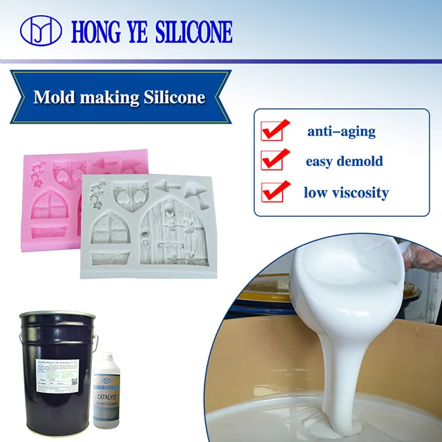 addition cure silicone RTV -2 silicone  for plaster casting cornice mold artificial stone molding silicone rubber