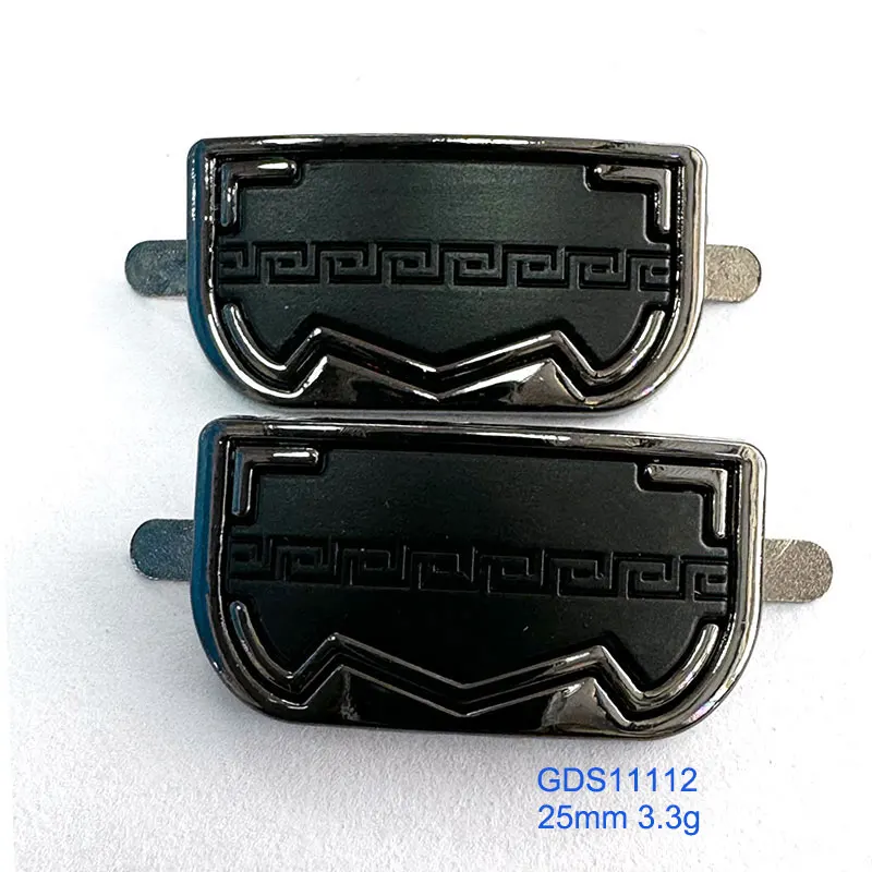 Guangzhou shoe accessories manufacturers square metal shoe buckle shoe rack accessories