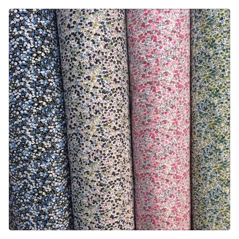 
Kahn Custom Printed 100%Cotton Fabric Woven Small Floral Design For Textile Clothing Sewing 