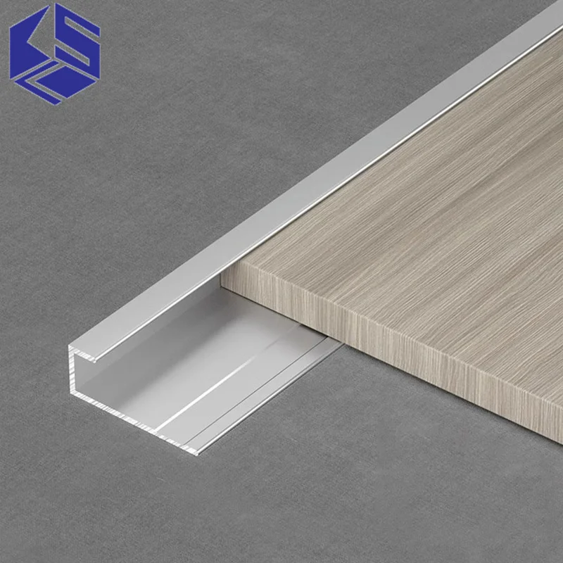 Aluminum alloy edge strip wall panel edge strip C-type metal wood veneer closing strip