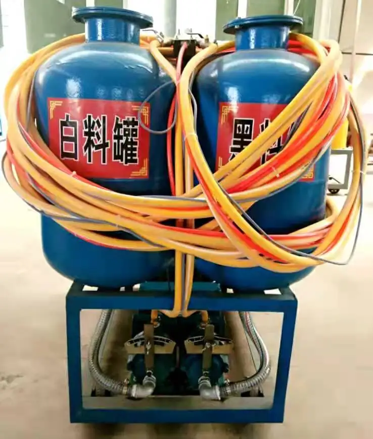 Insulation wall spraying insulation pipe manufacturing Small polyurethane low pressure foaming machine