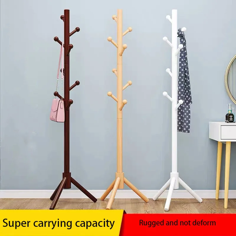 
High-grade wooden erection type coat and hat rack 