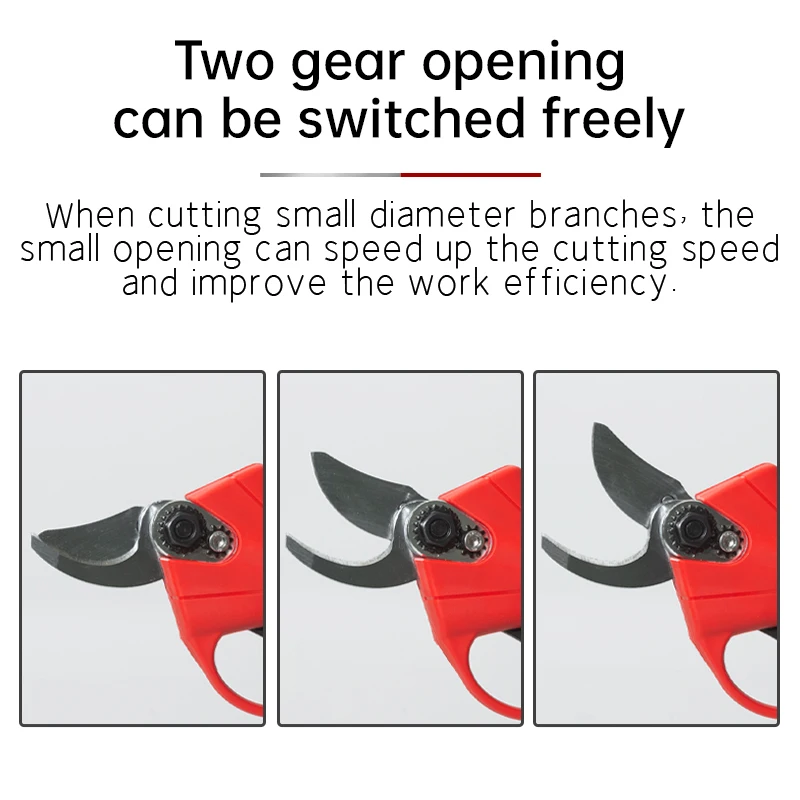electric pruner 21V 25mm cordless progressive battery powered scissors pruning professional vineyard electric pruning shears