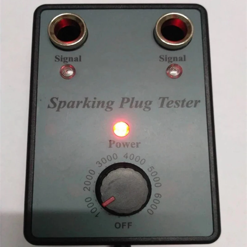 
Adjustable Dual Hole Sparking Plug Tester Spark Tester Diagnostic for Car Motorcycle 12/24V 36W Ignition Checker Spark Detector 