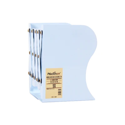 Office Stationery Metal Book Stand Telescopic Bookends Stretch Adjustable Bookshelf