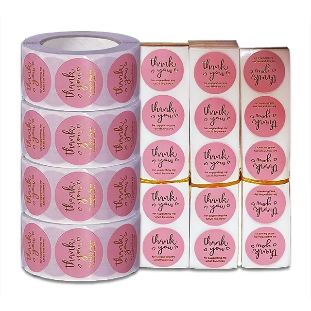 Wholesale Inkjet Vinyl Sticker Waterproof Paper Label Product Raw Material For Wine Bottles Express Foods Customized Labels