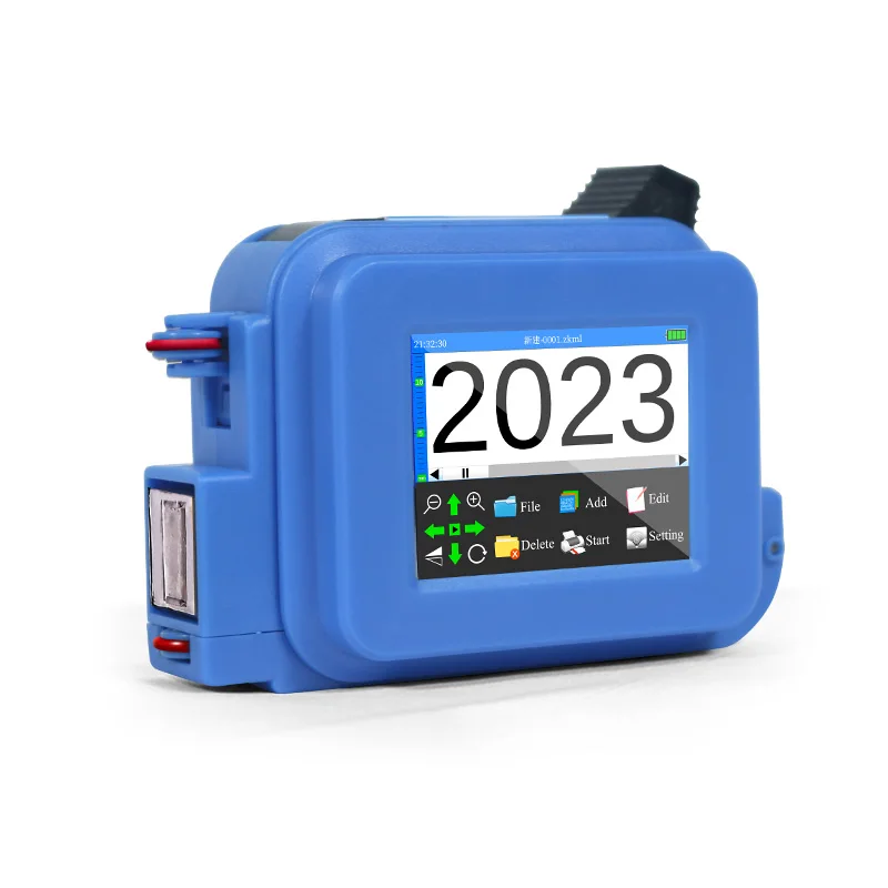 2024 Handheld Inkjet Printer Portable Mini Touch Screen for Label Production Date Qr Code Multi Language