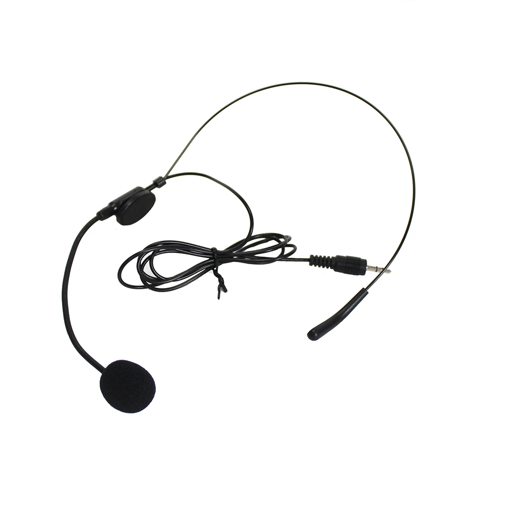 Wired microphone head pack