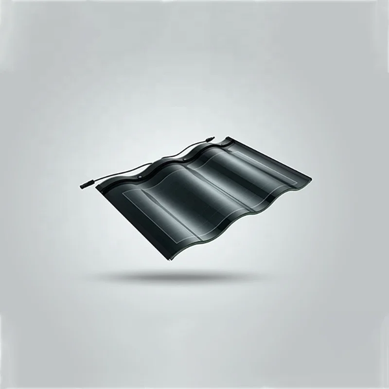 CIGS 30W 300W BIPV Solar Roof Tiles Double Glass Shingle Panel Thin Film Photovoltaic Power Silicon Material Packad Solar Panel