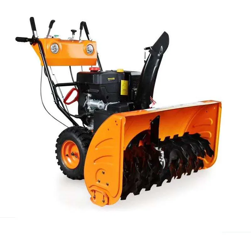 
snow blower new widened wheel with lighted road snow sweeper to send tools in stock 