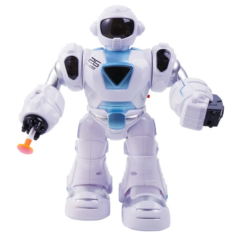 Customizable Hot sale battery operated space moving robot with light and music robot toys for kids