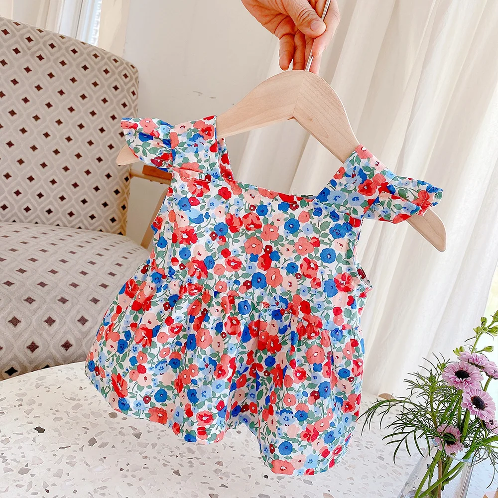 Цветочный Новый дизайн Мягкая другая детская одежда для девочек