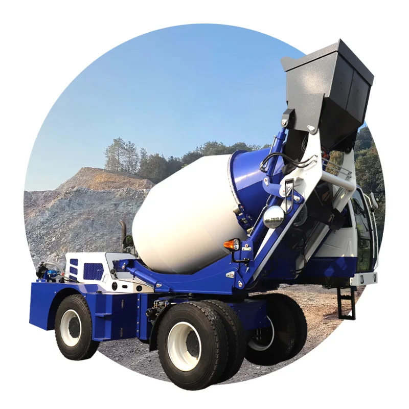 SDXG famous manufacture cheaper best quality concrete mixer automatic self-loading Suitable for engineering construction use