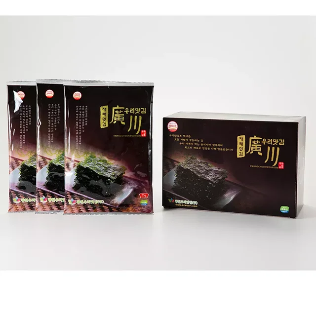 Hot Selling Korean Seaweed with Sa Jarae Seasoned Laver Nutritious Everyone Likes It Use of Side Dishes and Snacks