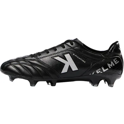 KELME Мужская футбольная обувь FG футбольные бутсы оригинальные мужские импортные кожаные профессиональные футбольные бутсы-кенгуру