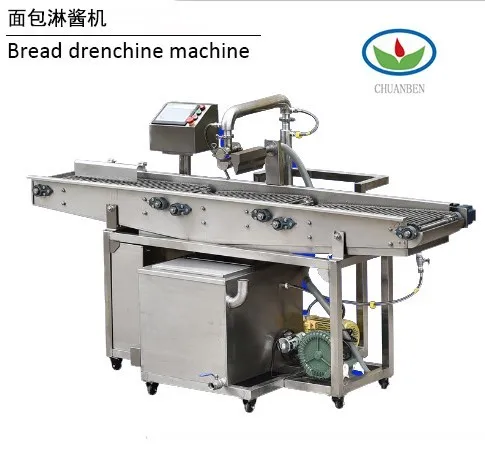 Chuanben high speed automatic doughnut pour honey machine