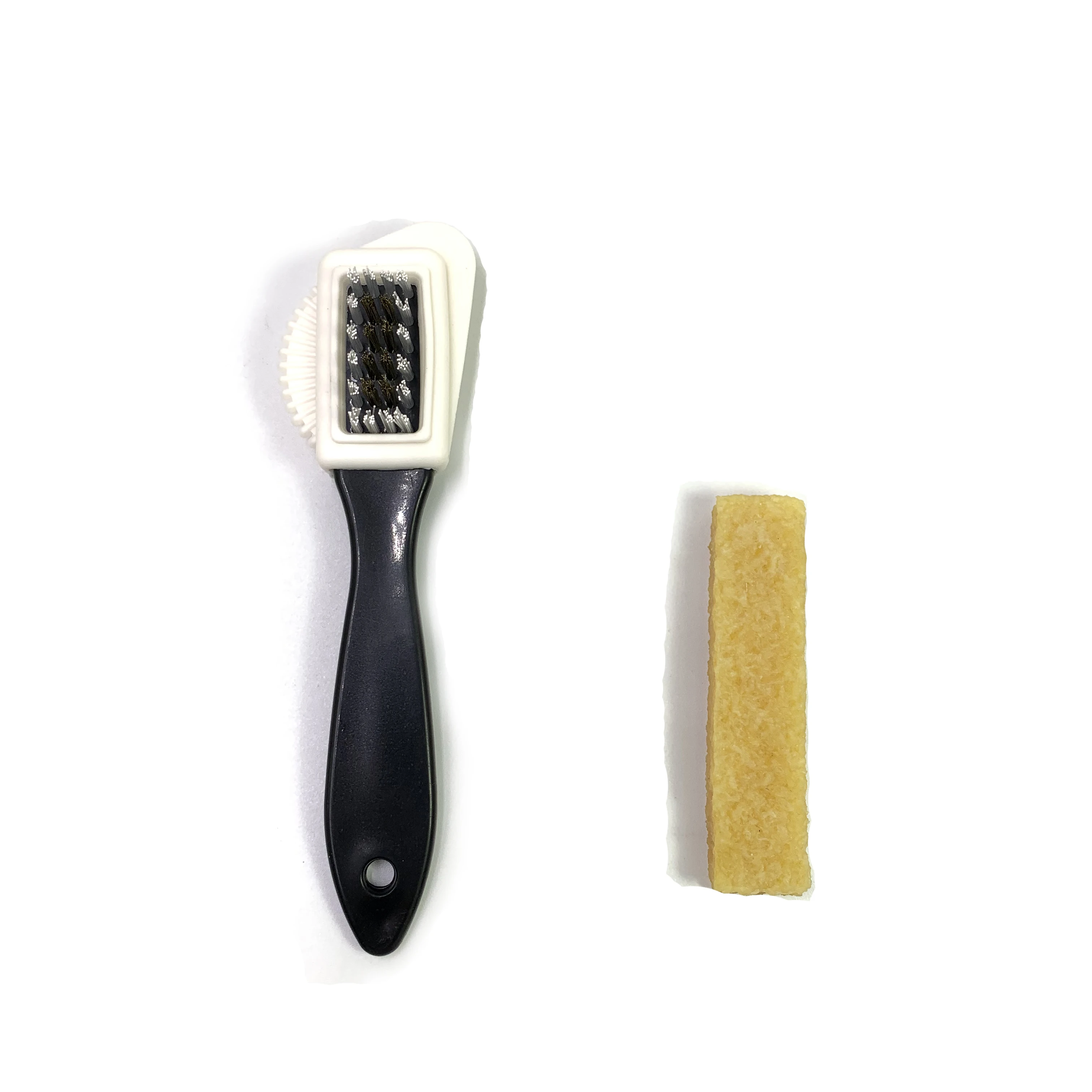 Hot Selling Small Plastic Suede And Leather Rubber Shoe Clean Brush Set For Nubuck Shoes