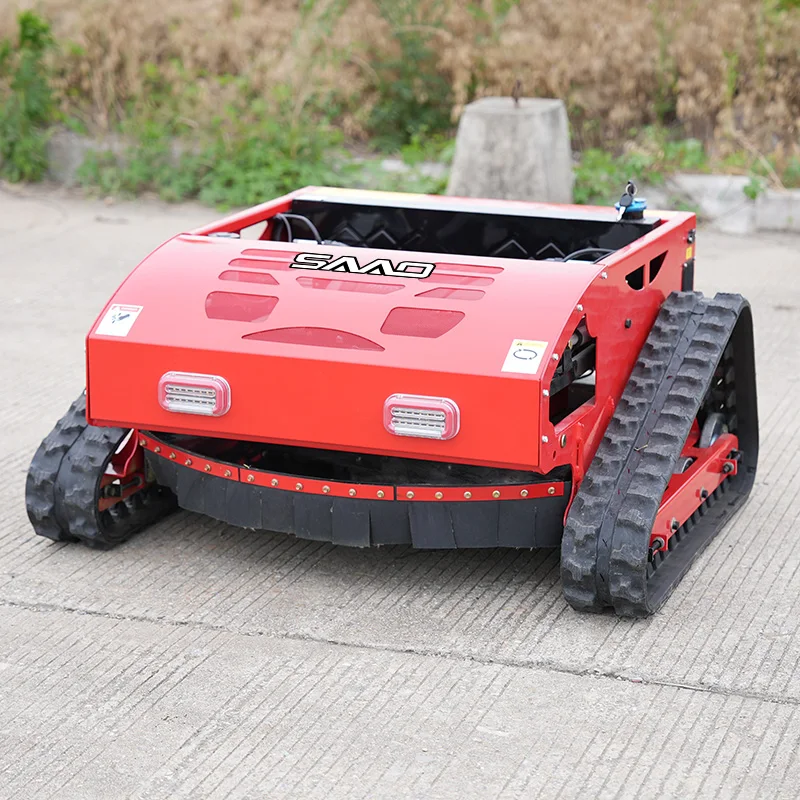 Free Shipping Electric Grass Mower automatic track remote control lawn mower manual  robot lawn mower famous Self-charging