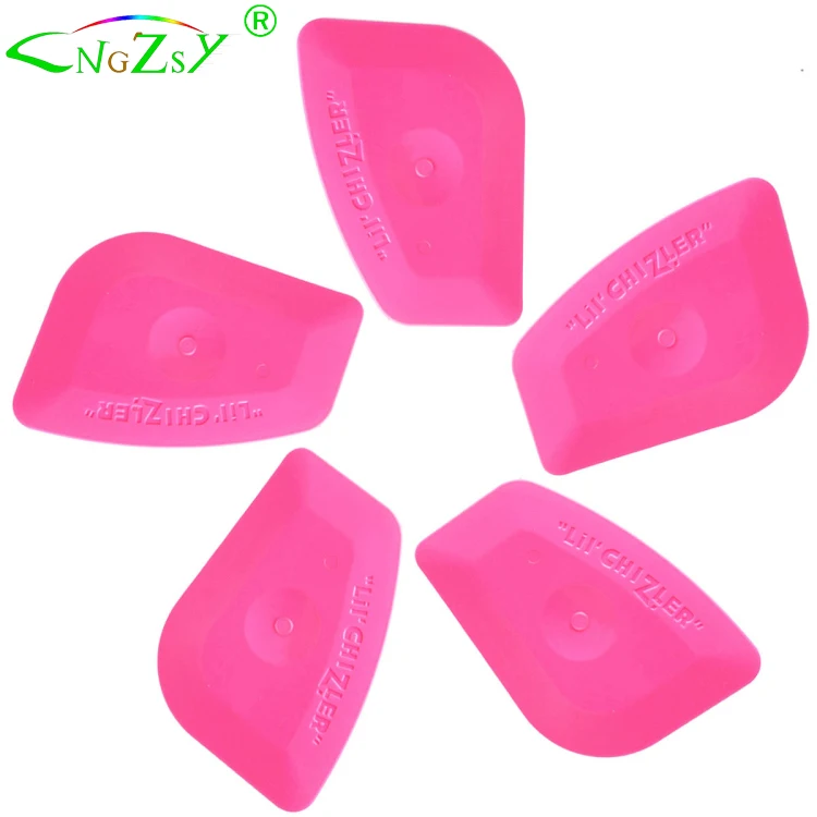 Car Sticker Vinyl Film Wrap Squeegee Tinting Tools Window Cleaning Washer Decal Corner Pink Scraper