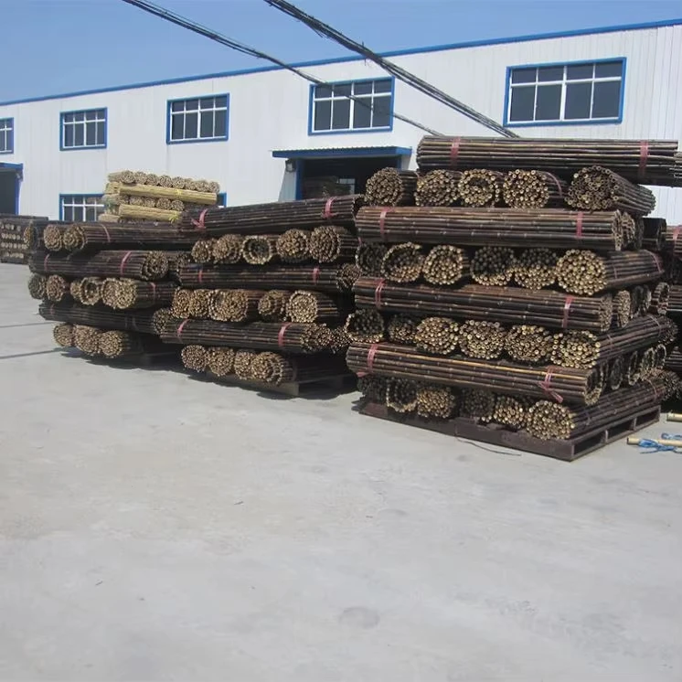 Качественный карбонизированный черный забор столб водонепроницаемый бамбуковый панели открытый сад Терраса патио украшения натуральные заборы