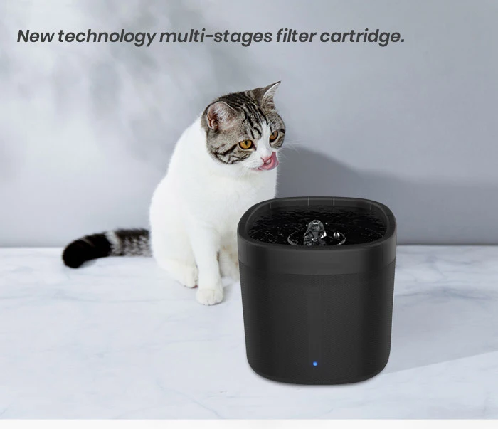 PET Cat Drinking Fountain 2.5L Automatic Cat Water Fountain Dispenser Drinking Bowl for Cats Dog