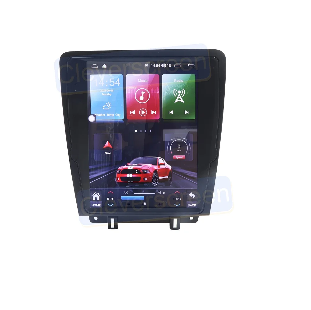 12.1' wholesale Android touch screen Auto Multimedia Radio Car Video For Ford Mustang 2009-2014 with car DvD player