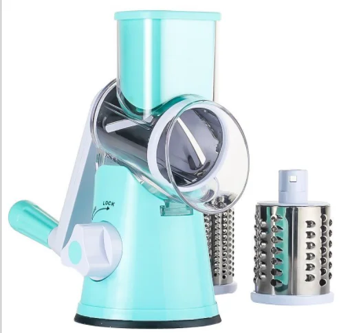Manual Rotary Cheese Grater Vegetable Slicer Nuts Grinder Cheese Shredder