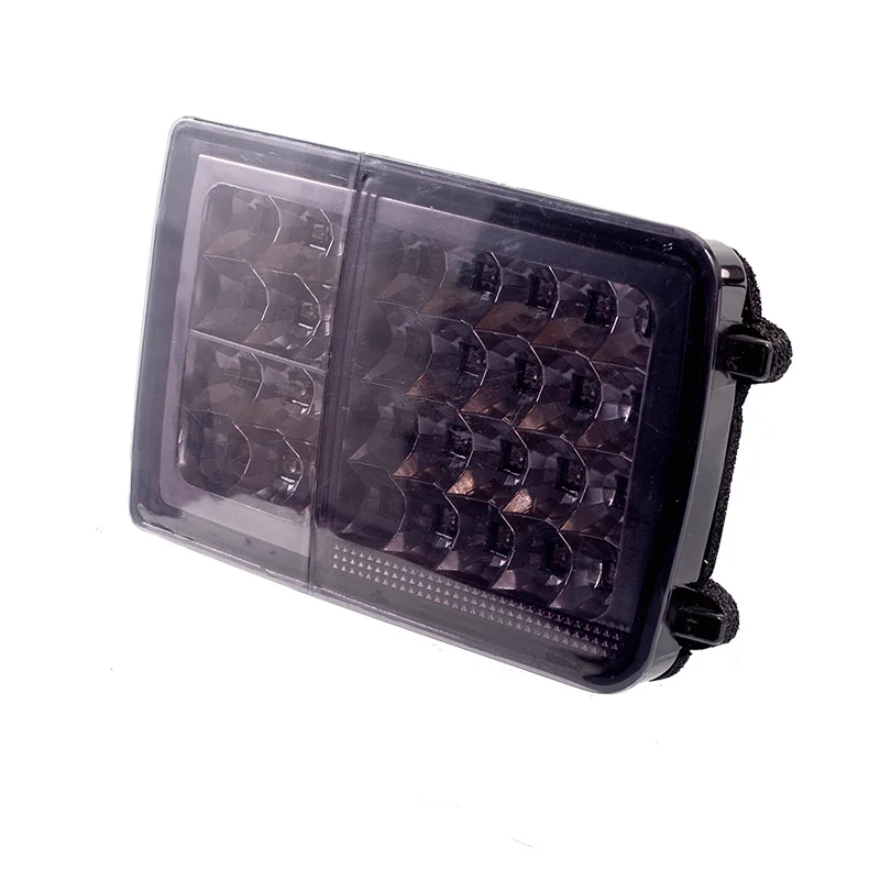 Hot Sale New Design Waterproof Durable Tail Light Square Full Black Car Rear Tail Lamp