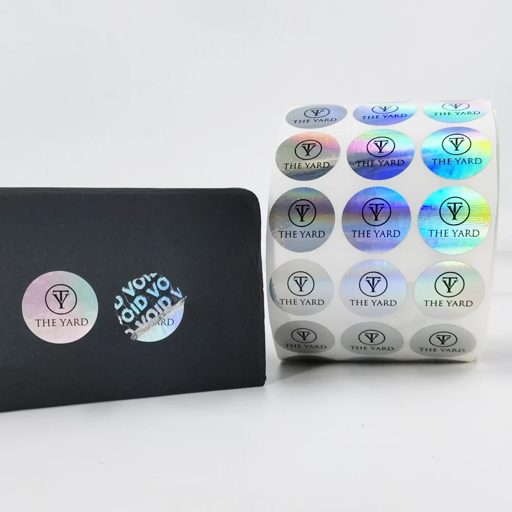 Professional Factory Custom Laser Black Silver Color Warranty Sticker VOID If Tampered Seal Broken Stickers Label Roll Printing
