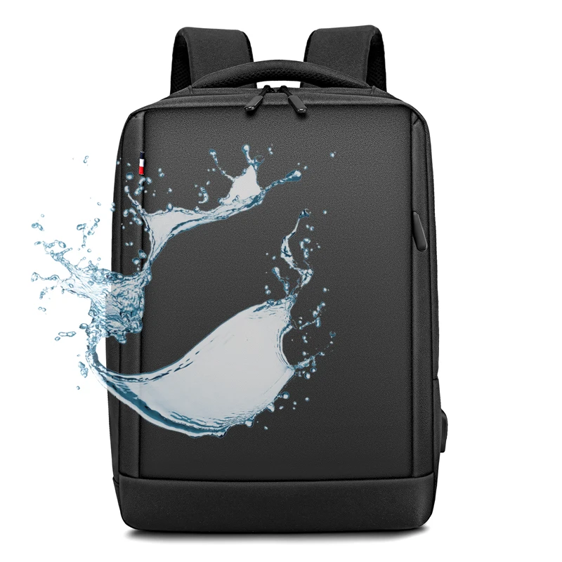 Custom oem waterproof Nylon 15.6 inch Computer men business college bag Slim travel mochilas laptop backpacks with usb