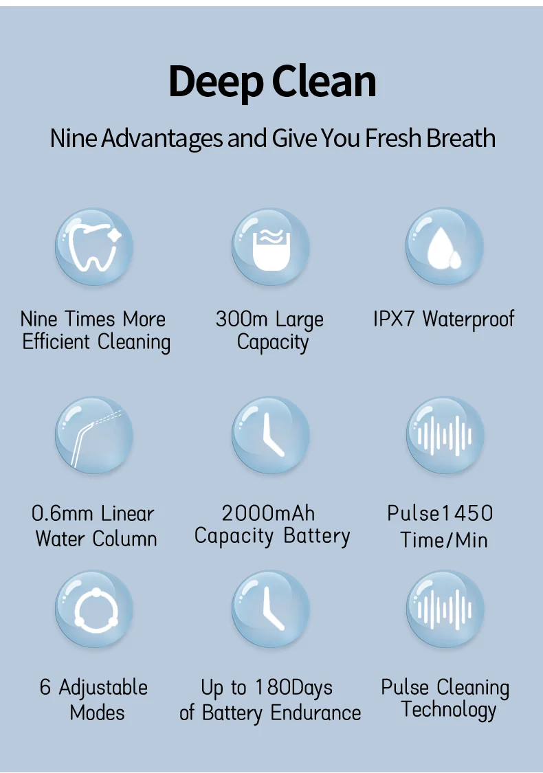 Wholesale  Household Dental Water Flosser Combo Electric USB Battery Patent Brush Floss Removing Food Debris Plaque Care