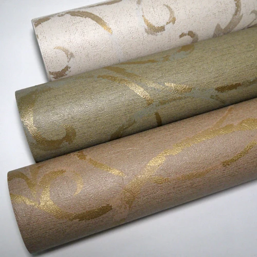 Customized modern PVC vinyl wallpaper roll grass pattern Living room Bedroom PVC wallpaper