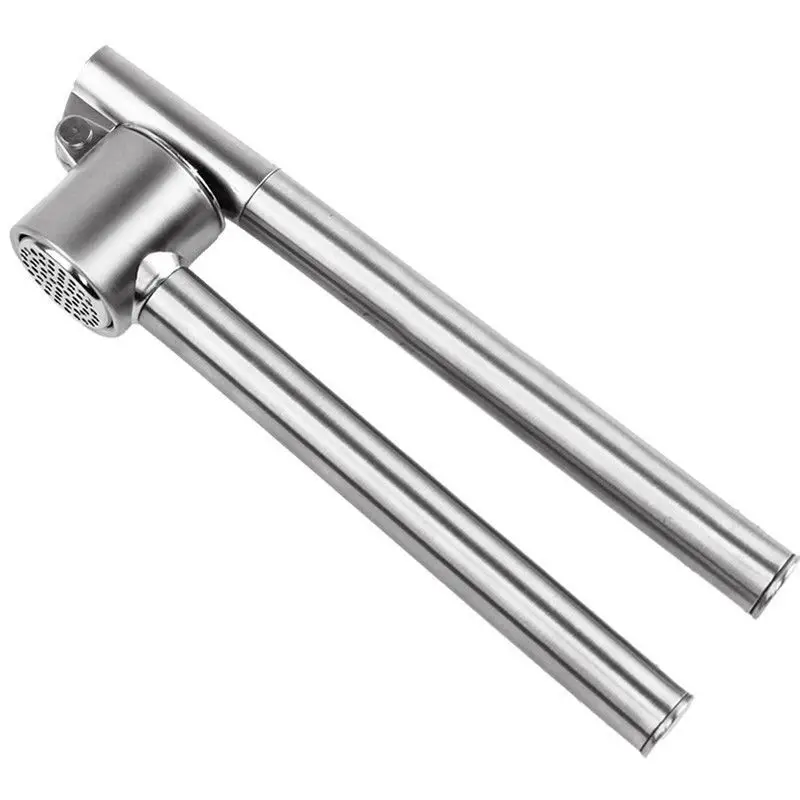 New Promotion Sale Garlic Mincer Crusher, Multi-Function Manual Metal Zinc Alloy Garlic Press