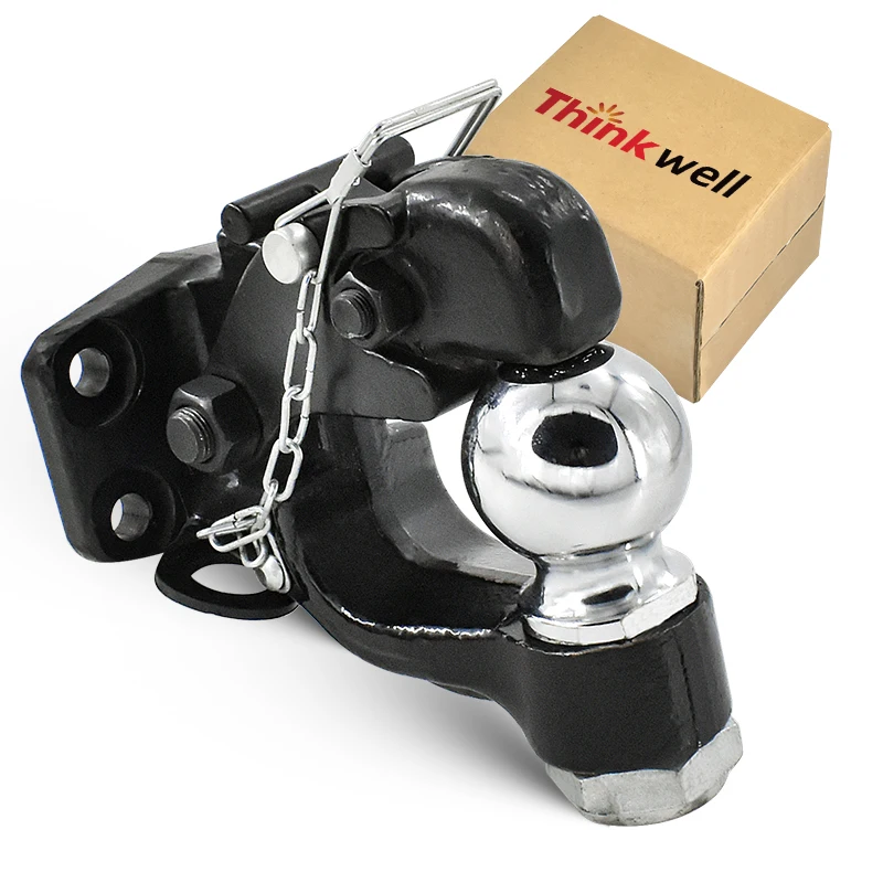 High Quality Adjustable Receiver Tow Pintle Hook with Hitch Ball Factory Price 4WD Tow Trailer Cover for 4Runner Truck CH Models