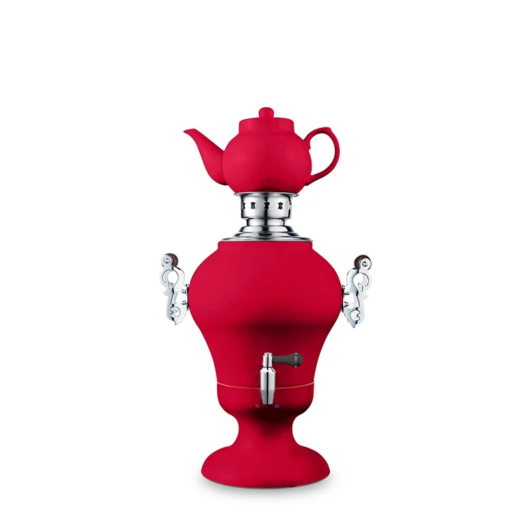 modern imperial stainless steel electric russian tea kettle samovar