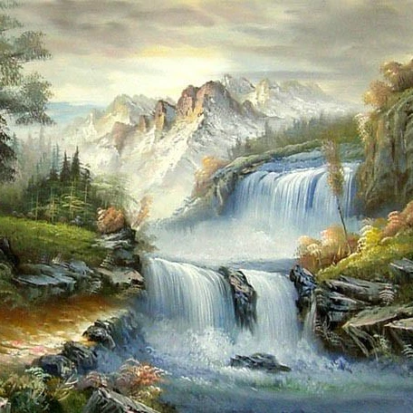 
Yomiie 5D Full Drill Diamond Painting by Number Kits Italian Seaside for Kids Adults Mediterranean Landscape Paint 