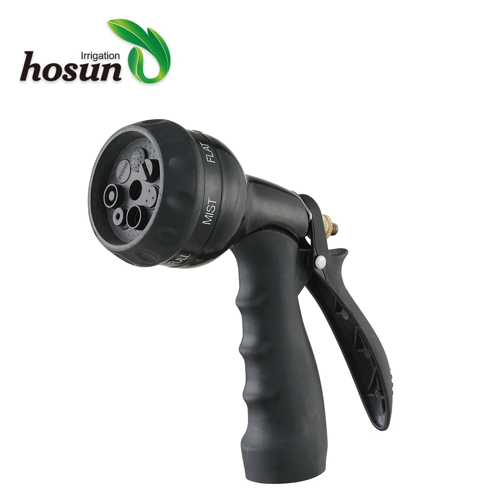 Good price rubber car washer steam lighter misting waterjet fog jet garden hose mist water sprayer nozzle