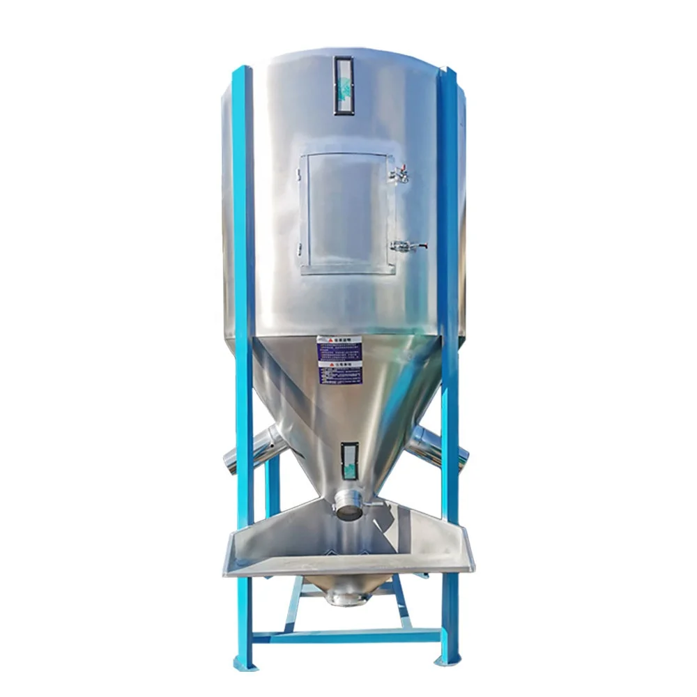 Factory Direct Sale 500Kg 2 Ton Stainless Steel Plastic Particle Powder Mixing Machine