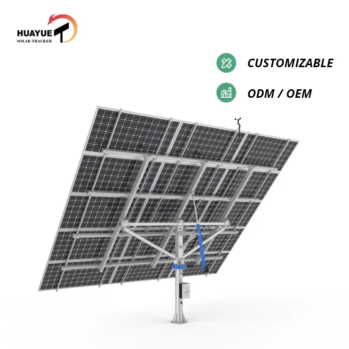 HYS-15PV-144-LSD 8kw Slew Drives Solar Tracking Dual Axis Sun Tracker Gps 2 Axis Tracker Solar