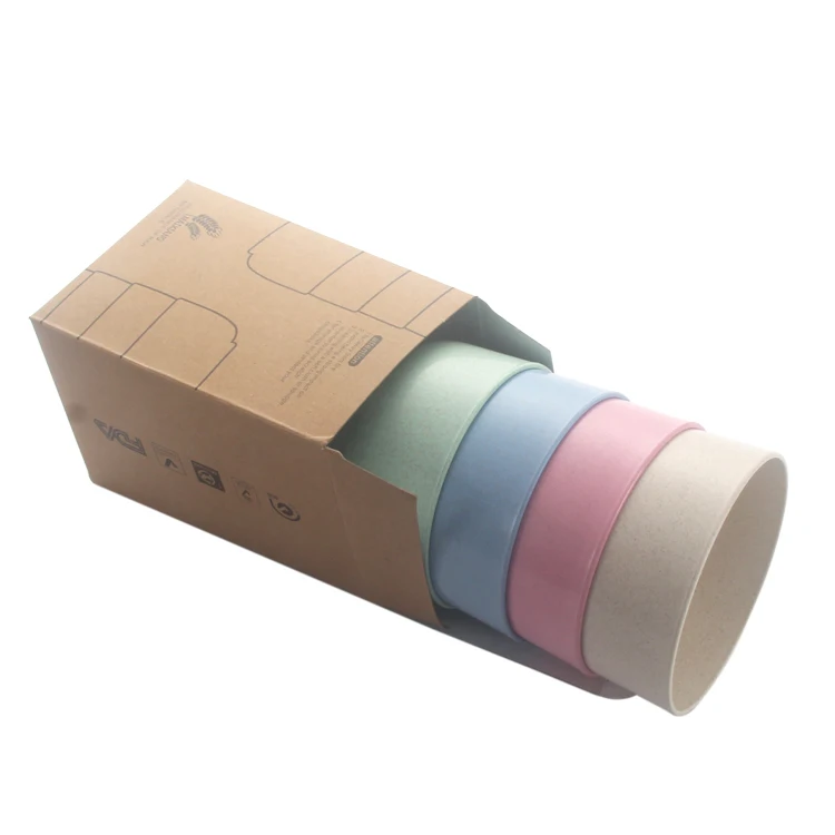 2021 Selling Plastic Bowl set Round Hot Sale Fashion Attractive Design Custom Wheat
