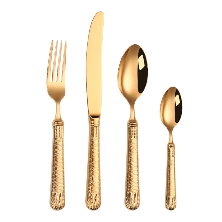 Высококачественный Свадебный набор столовых приборов из нержавеющей стали 304 с полыми ручками, набор банкетных столовых приборов для любого случая