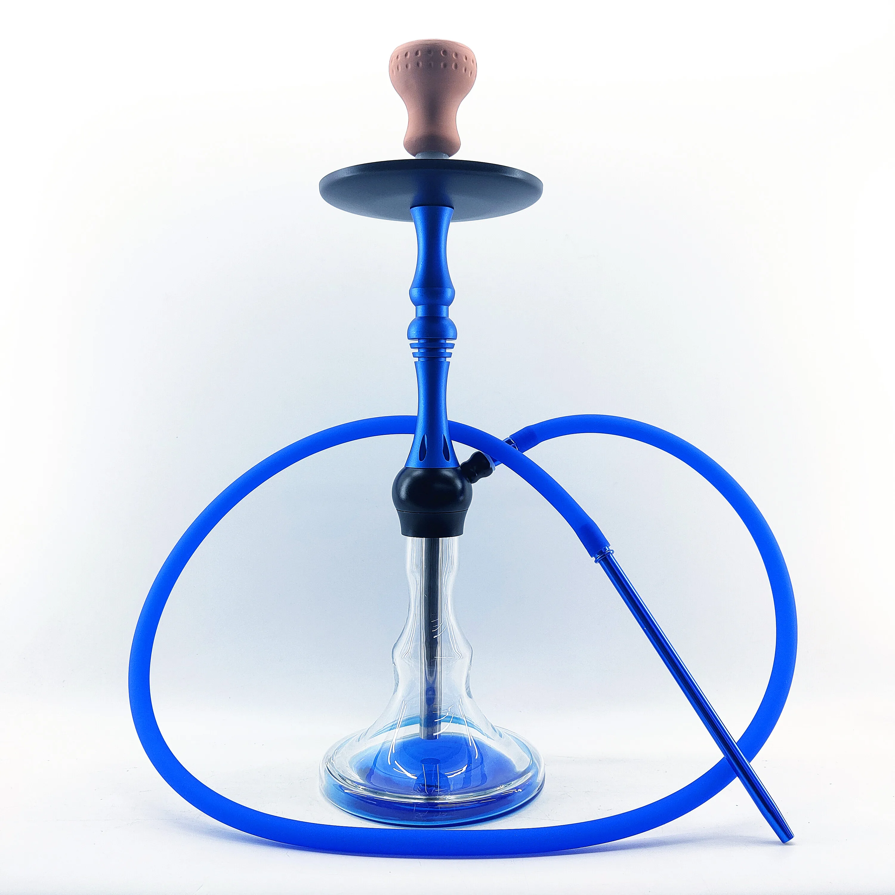 M size smoking glass base hookah shisha set