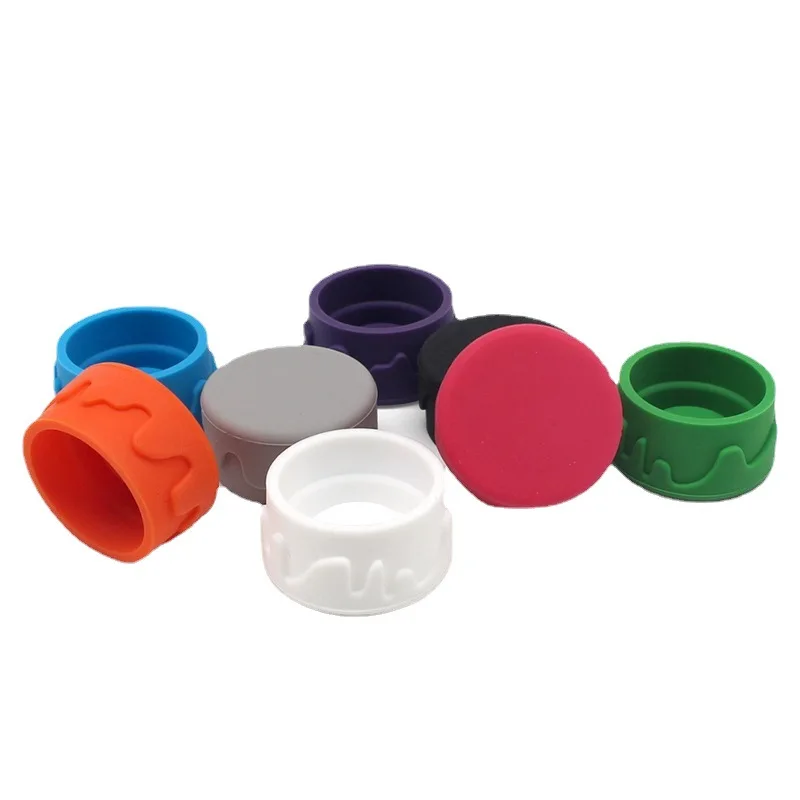 New silicone bottle cap red wine stopper Silicone sealed bottle stopper beer cover can print logo soft 6pk rubber lid